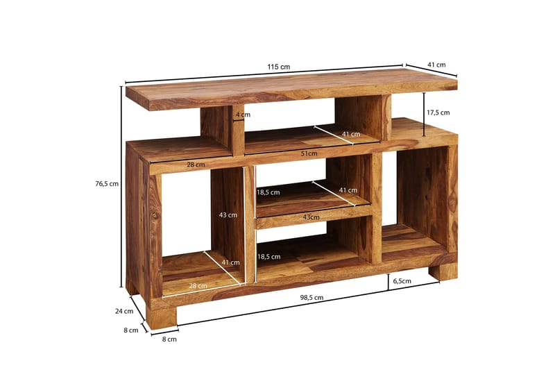 Dentel Skjenk i Tre - Brun - Oppbevaring - Oppbevaringsmøbler - Sideboard & skjenker