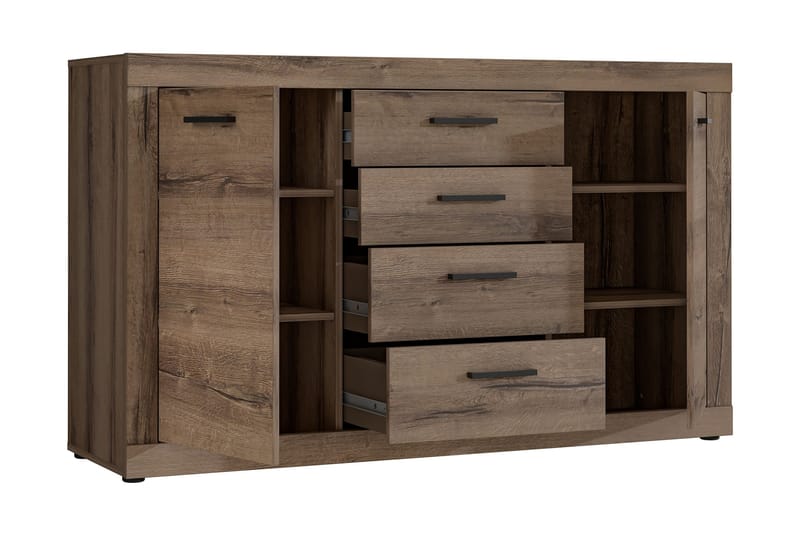Elhovo Sideboard 41x143 cm - Brun - Oppbevaring - Oppbevaringsmøbler - Sideboard & skjenker