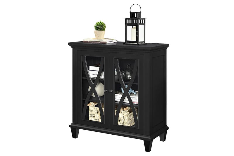 Ellington Skjenk 80x38 cm Svart - Dorel Home - Oppbevaring - Oppbevaringsmøbler - Sideboard & skjenker