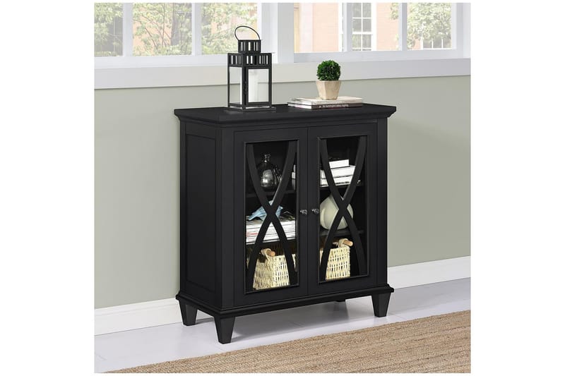 Ellington Skjenk 80x38 cm Svart - Dorel Home - Oppbevaring - Oppbevaringsmøbler - Sideboard & skjenker