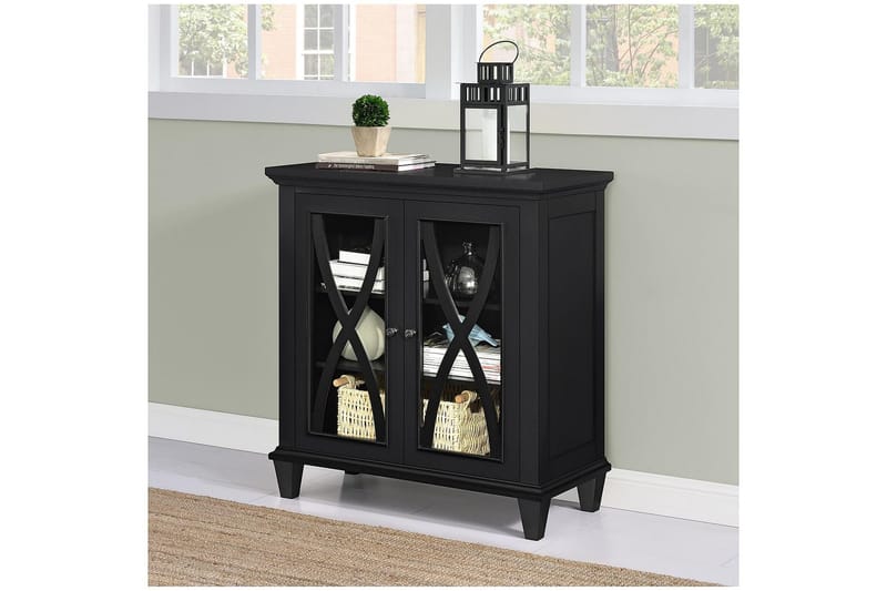 Ellington Skjenk 80x38 cm Svart - Dorel Home - Oppbevaring - Oppbevaringsmøbler - Sideboard & skjenker