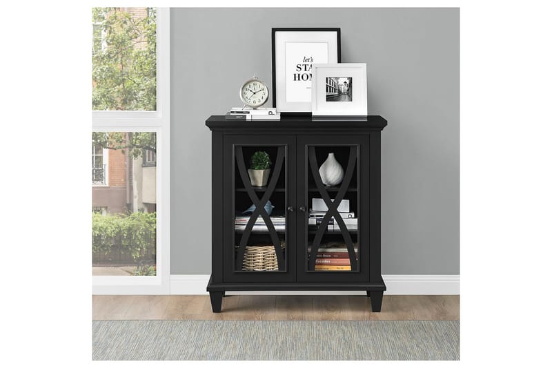 Ellington Skjenk 80x38 cm Svart - Dorel Home - Oppbevaring - Oppbevaringsmøbler - Sideboard & skjenker