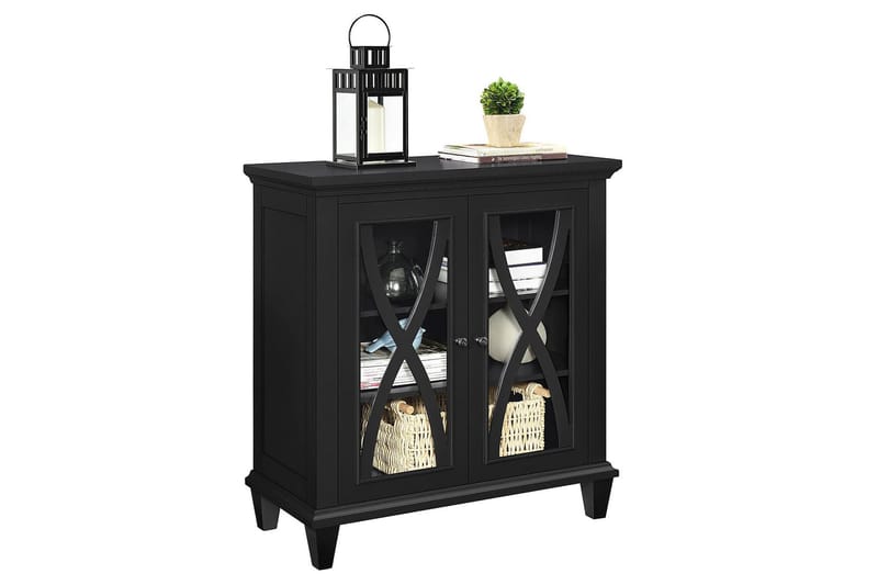 Ellington Skjenk 80x38 cm Svart - Dorel Home - Oppbevaring - Oppbevaringsmøbler - Sideboard & skjenker