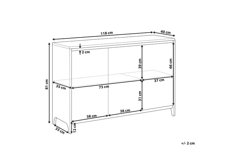 Enkroken Skjenk - Tre/Natur - Oppbevaring - Oppbevaringsmøbler - Sideboard & skjenker