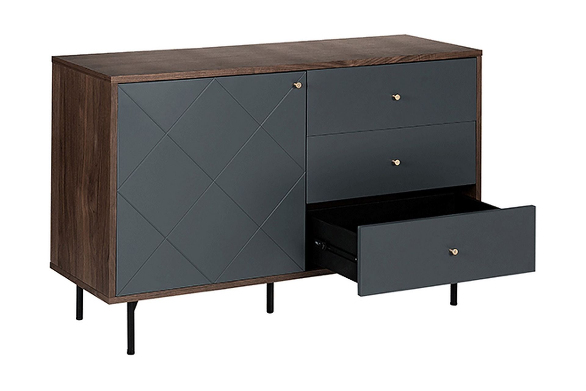 Farrens Skjenk - Grå - Oppbevaring - Oppbevaringsmøbler - Sideboard & skjenker