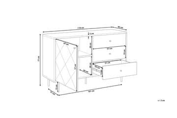Farrens Skjenk - Grå - Oppbevaring - Oppbevaringsmøbler - Sideboard & skjenker