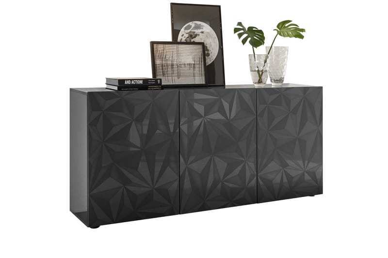 Fasett Basic Skjenk 181 cm - Grå - Oppbevaring - Oppbevaringsmøbler - Sideboard & skjenker