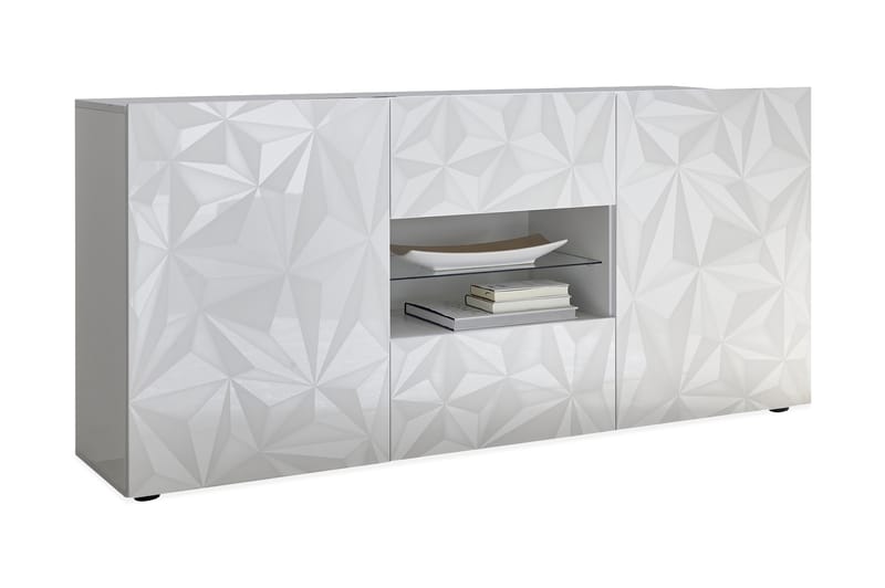 Fasett Skjenk 181 cm - Hvit - Oppbevaring - Oppbevaringsmøbler - Sideboard & skjenker