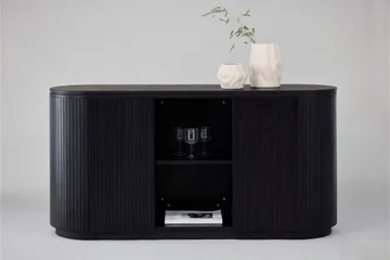 Fjällbacka Skjenk 160x48 cm - Svart - Oppbevaring - Oppbevaringsmøbler - Sideboard & skjenker