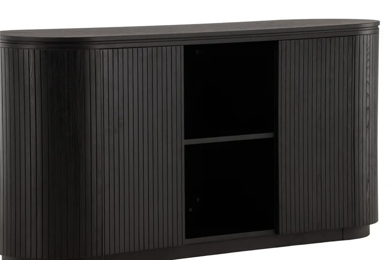 Fjällbacka Skjenk 160x48 cm - Svart - Oppbevaring - Oppbevaringsmøbler - Sideboard & skjenker