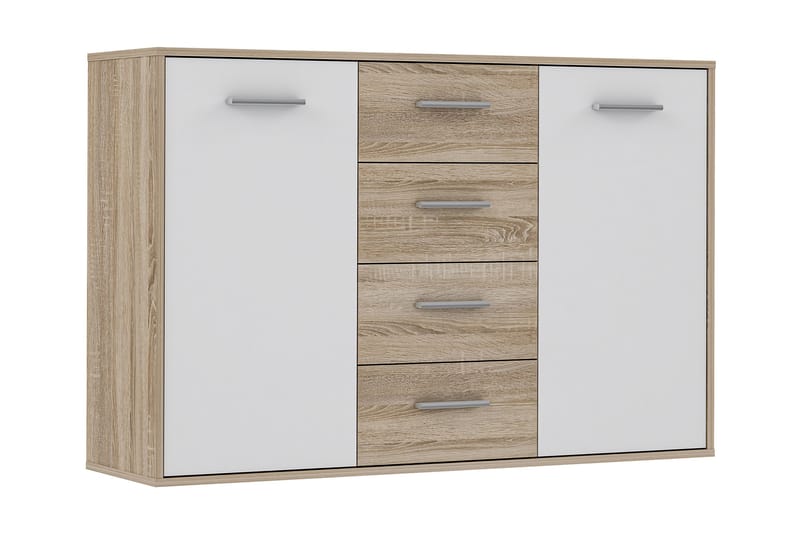 Haba Skjenk 34x123 cm - Brun / Hvit - Sideboard & skjenker