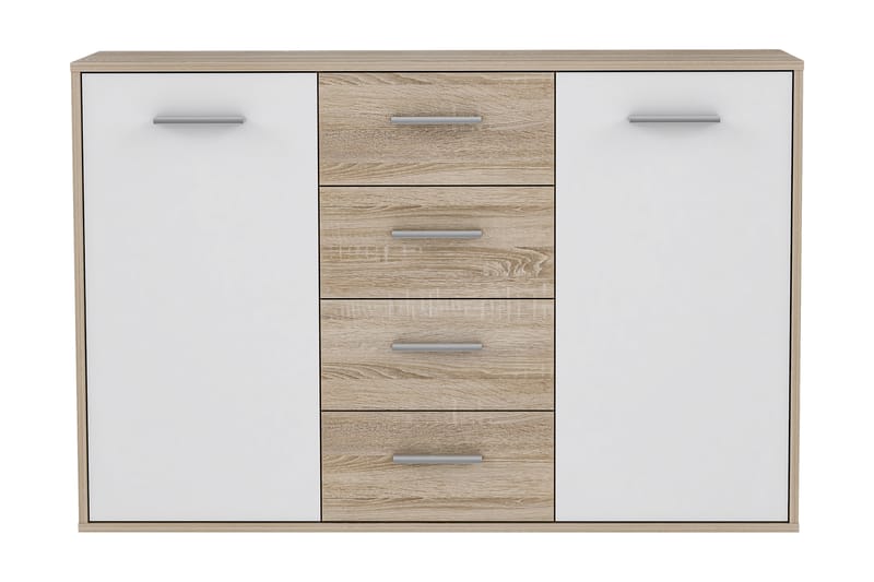 Haba Skjenk 34x123 cm - Brun / Hvit - Oppbevaring - Oppbevaringsmøbler - Sideboard & skjenker