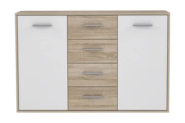 Haba Skjenk 34x123 cm - Brun / Hvit - Oppbevaring - Oppbevaringsmøbler - Sideboard & skjenker