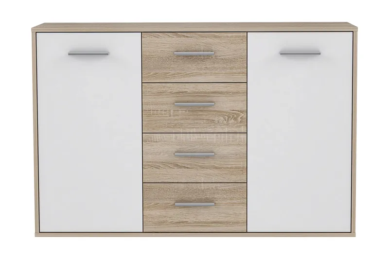 Haba Skjenk 34x123 cm - Brun / Hvit - Oppbevaring - Oppbevaringsmøbler - Sideboard & skjenker
