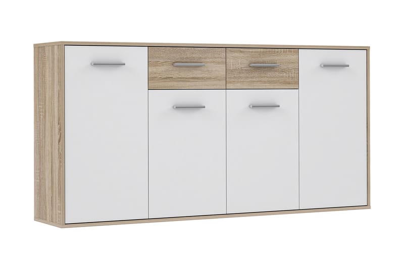 Haba Skjenk 34x162 cm - Brun / Hvit - Sideboard & skjenker