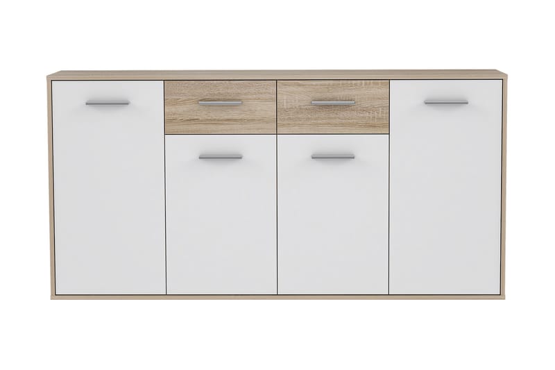 Haba Skjenk 34x162 cm - Brun / Hvit - Oppbevaring - Oppbevaringsmøbler - Sideboard & skjenker