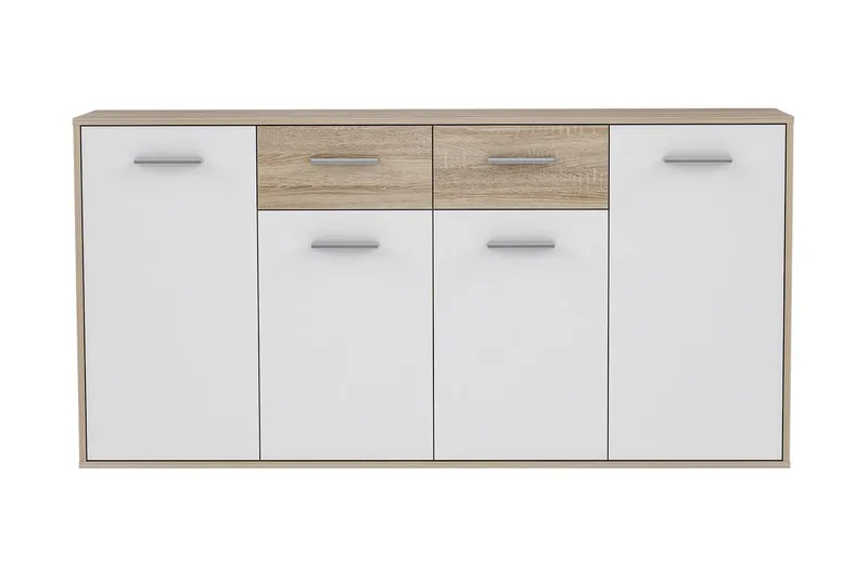 Haba Skjenk 34x162 cm - Brun / Hvit - Oppbevaring - Oppbevaringsmøbler - Sideboard & skjenker
