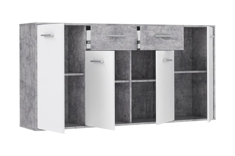 Haba Skjenk 34x162 cm - Grå - Oppbevaring - Oppbevaringsmøbler - Sideboard & skjenker