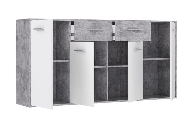 Haba Skjenk 34x162 cm - Grå - Oppbevaring - Oppbevaringsmøbler - Sideboard & skjenker