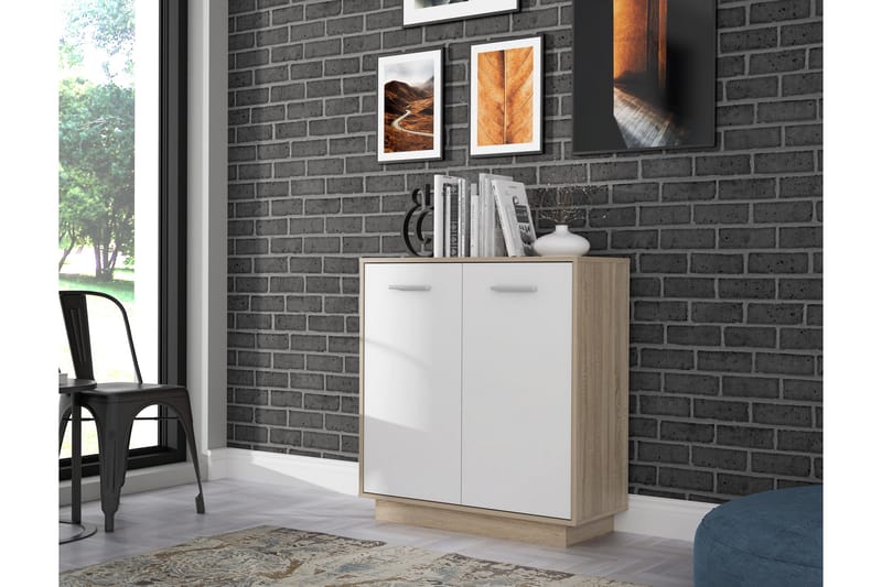Haba Skjenk 34x83 cm - Brun / Hvit - Oppbevaring - Oppbevaringsmøbler - Sideboard & skjenker
