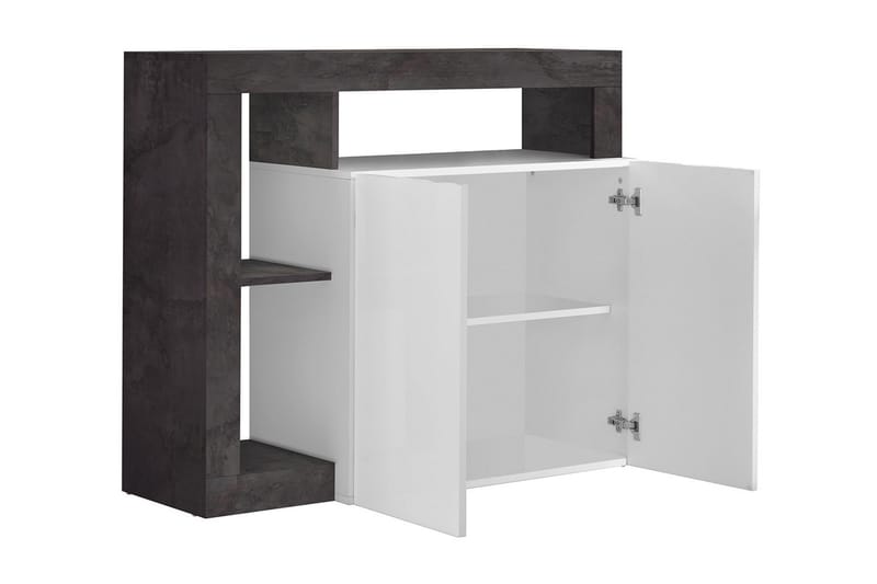 Hamburgan Sideboard 42x108 cm - Hvit/Oksid - Oppbevaring - Oppbevaringsmøbler - Sideboard & skjenker