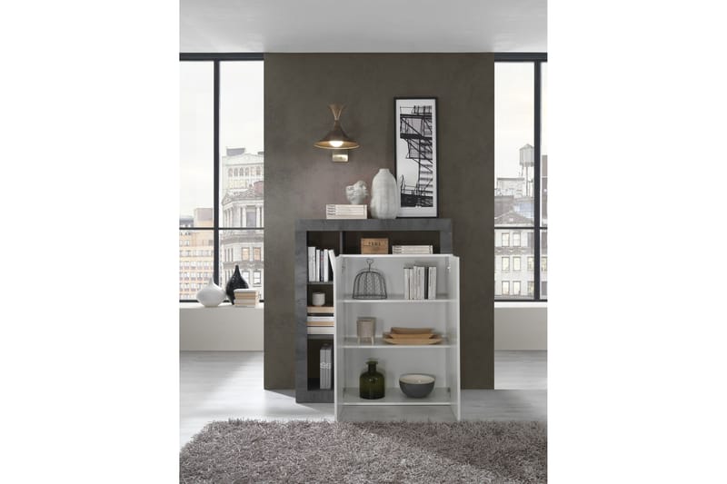 Hamburgan Sideboard 42x108 cm - Hvit/Oksid - Oppbevaring - Oppbevaringsmøbler - Sideboard & skjenker