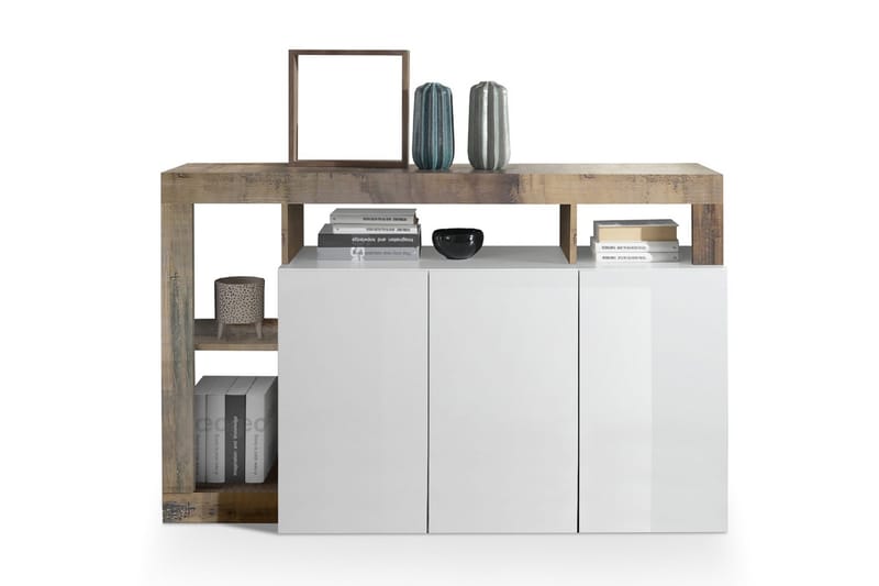 Hamburgan Sideboard 42x146 cm - Hvit - Oppbevaring - Oppbevaringsmøbler - Sideboard & skjenker