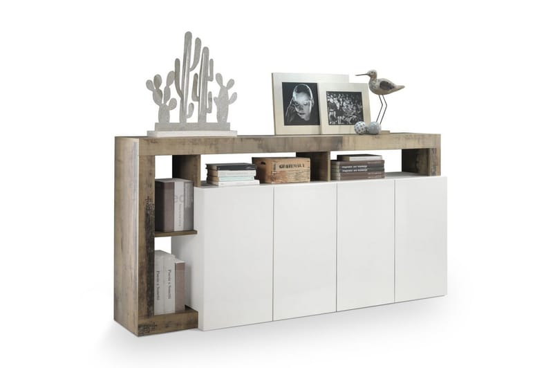 Hamburgan Sideboard 42x184 cm - Hvit - Oppbevaring - Oppbevaringsmøbler - Sideboard & skjenker