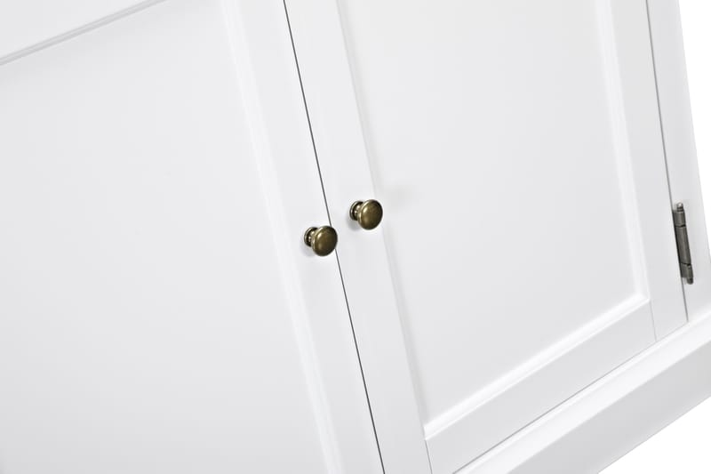 Hampton Skjenk 170 cm 4 Dører 2 Skuffer - Hvit/Svart - Oppbevaring - Oppbevaringsmøbler - Sideboard & skjenker