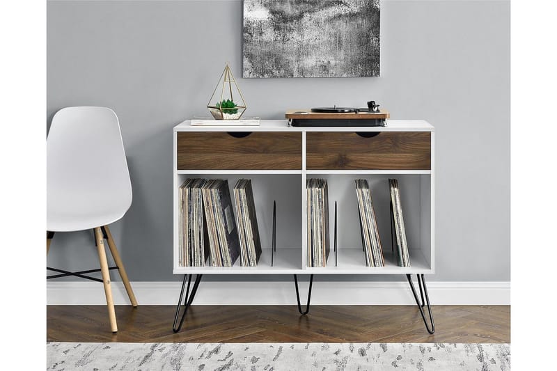 Harmony Oppbevaringsstativ 101x46 cm Hvit - Novogratz - Oppbevaring - Oppbevaringsmøbler - Sideboard & skjenker