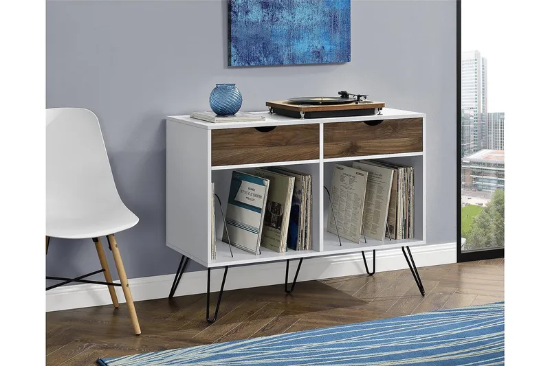 Harmony Oppbevaringsstativ 101x46 cm Hvit - Novogratz - Oppbevaring - Oppbevaringsmøbler - Sideboard & skjenker