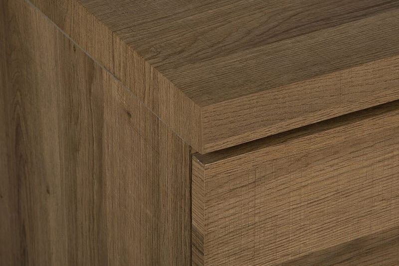 Harvley Skjenk med 2 Dører i Tre med Metallben - Brun - Oppbevaring - Oppbevaringsmøbler - Sideboard & skjenker