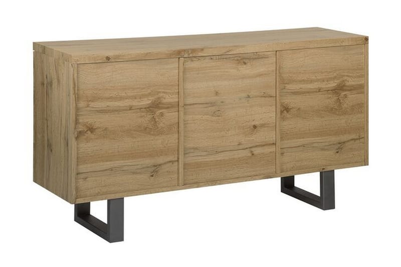 Harvley Skjenk med 3 Dører - Tre/Natur - Oppbevaring - Oppbevaringsmøbler - Sideboard & skjenker