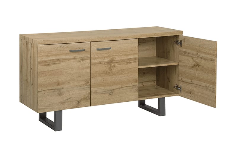 Harvley Skjenk med 3 Dører - Tre/Natur - Oppbevaring - Oppbevaringsmøbler - Sideboard & skjenker