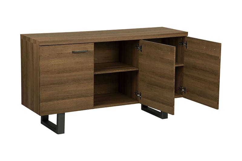 Harvley Skjenk med 3 Dører - Tre/Natur - Oppbevaring - Oppbevaringsmøbler - Sideboard & skjenker