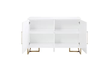Herringbone Skjenk 122x48 cm Hvit - CosmoLiving - Oppbevaring - Oppbevaringsmøbler - Sideboard & skjenker