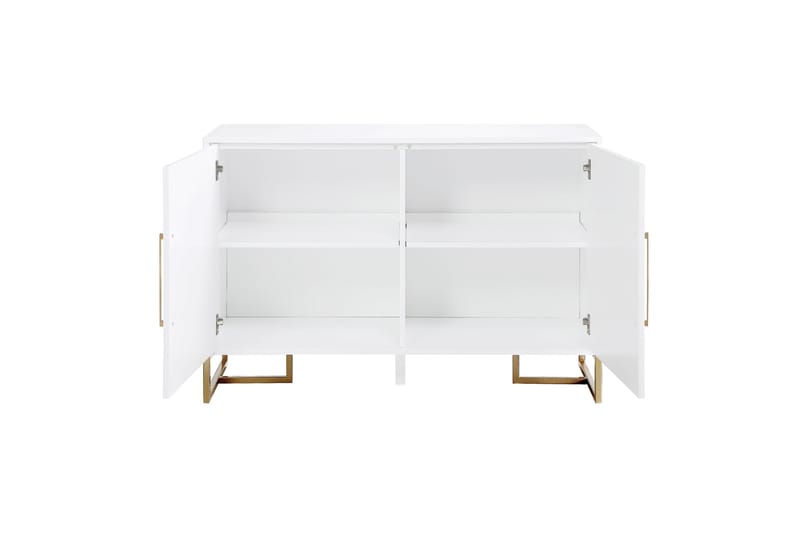 Herringbone Skjenk 122x48 cm Hvit - CosmoLiving - Sideboard & skjenker