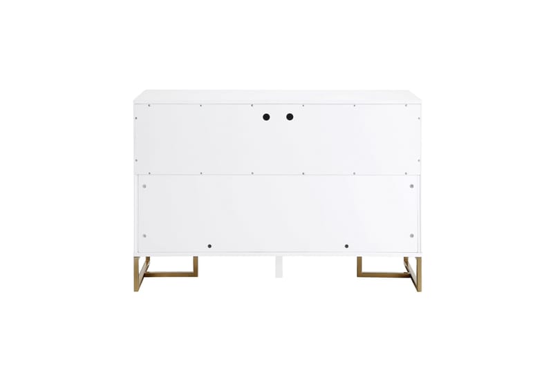 Herringbone Skjenk 122x48 cm Hvit - CosmoLiving - Oppbevaring - Oppbevaringsmøbler - Sideboard & skjenker