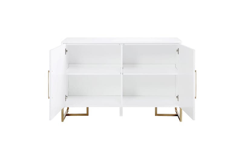 Herringbone Skjenk 122x48 cm Hvit - Oppbevaring - Oppbevaringsmøbler - Sideboard & skjenker