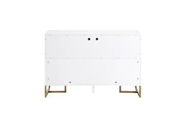 Herringbone Skjenk 122x48 cm Hvit - Oppbevaring - Oppbevaringsmøbler - Sideboard & skjenker