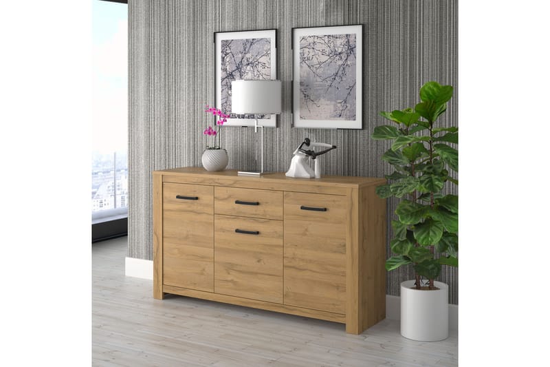 Hovencamp Skjenk 42x161 cm - Brun - Oppbevaring - Oppbevaringsmøbler - Sideboard & skjenker