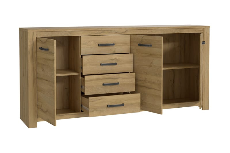Hovencamp Skjenk 42x206 cm - Brun - Oppbevaring - Oppbevaringsmøbler - Sideboard & skjenker