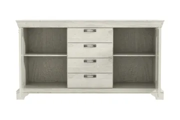 Hurlston Highboard 178 cm - Hvit - Oppbevaring - Oppbevaringsmøbler - Sideboard & skjenker