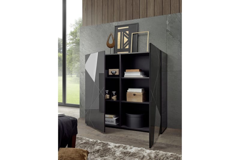 Hvittoria Sideboard 42x121 cm Grå - Lc Spa - Oppbevaring - Oppbevaringsmøbler - Sideboard & skjenker