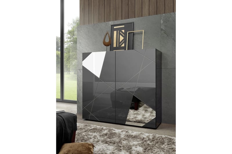 Hvittoria Sideboard 42x121 cm Grå - Lc Spa - Oppbevaring - Oppbevaringsmøbler - Sideboard & skjenker