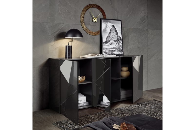 Hvittoria Sideboard 42x181 cm Grå - Lc Spa - Oppbevaring - Oppbevaringsmøbler - Sideboard & skjenker