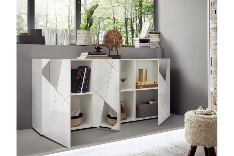 Hvittoria Sideboard 42x181 cm Hvit - Lc Spa - Oppbevaring - Oppbevaringsmøbler - Sideboard & skjenker