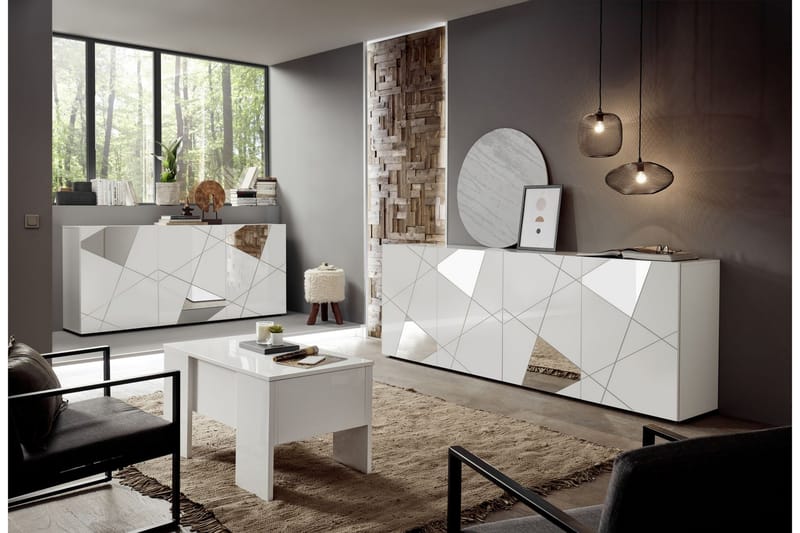 Hvittoria Sideboard 42x181 cm Hvit - Lc Spa - Oppbevaring - Oppbevaringsmøbler - Sideboard & skjenker