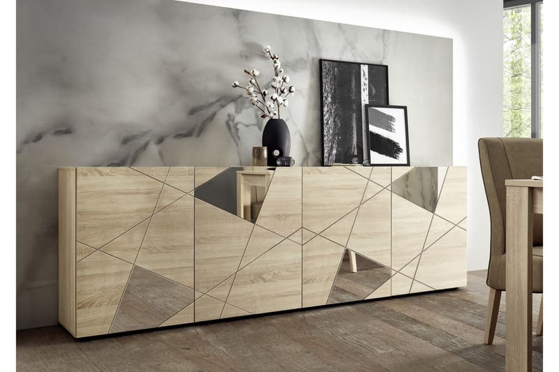 Hvittoria Sideboard 42x241 cm Beige - Lc Spa - Oppbevaring - Oppbevaringsmøbler - Sideboard & skjenker