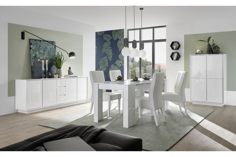 Ice Skjenk 92x43 cm - Hvit Highlighter - Oppbevaring - Oppbevaringsmøbler - Sideboard & skjenker